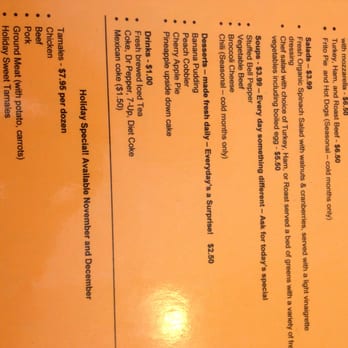 Jessie's Country Cooking - menu page 2 - American Near Me - Houston, Texas Jessie's Country Cooking - menu page 2 - American Near Me - Houston, Texas