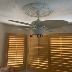 JJ Handyman Services - Jung Chu - The new ceiling fan.