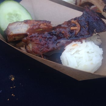 Meatopia Texas - Hot Mess Food Thai-style lamb rib with sticky rice. Uhhhmmmaazing. - Local Flavor Near Me - San Antonio, Texas