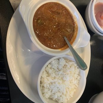 Fast Eddy's Quick Mideast - Bamiyah okra & Beef stew - Middle Eastern Near Me - Jacksonville, Florida