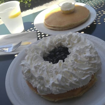 Stacks Pancake House - Blueberry belgium waffle  yummy!! Mix the coconut with maple! Perfect combo! - Breakfast & Brunch Near Me - Irvine, California