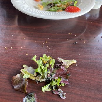 The Dutchie - Brown, wilted salad leaves - Seafood Near Me - Morro Bay, California The Dutchie - Brown, wilted salad leaves - Seafood Near Me - Morro Bay, California