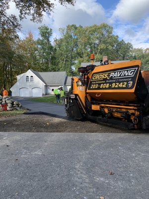 Asphalt work  - Driveway, construction  Asphalt work  - Driveway, construction 