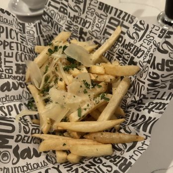 La Pergola Trattoria - Garlic truffle fries - Italian Near Me - Big Bear Lake, California La Pergola Trattoria - Garlic truffle fries - Italian Near Me - Big Bear Lake, California