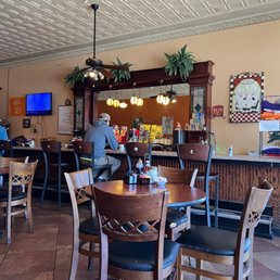 Inside the restaurant