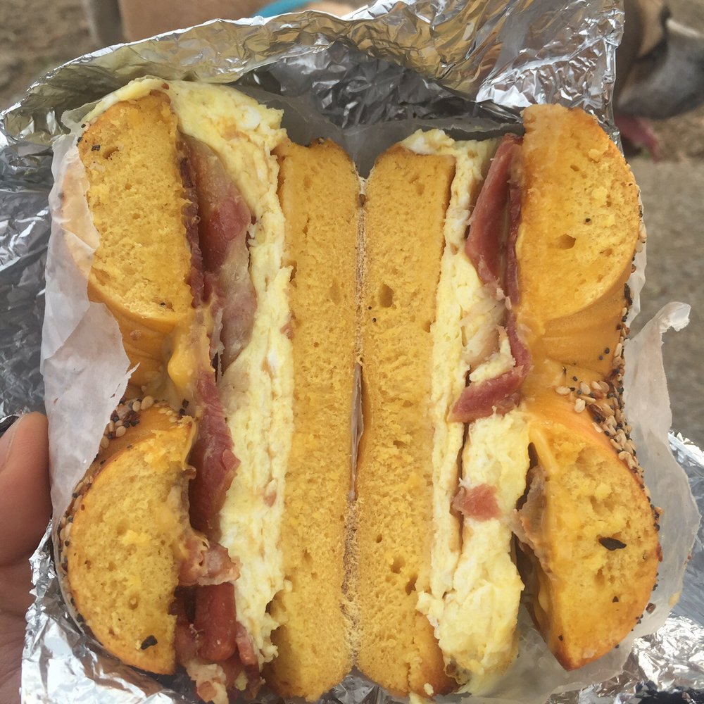Bagel World - BEC on Super Egg Bagel - Bagels Near Me - Brooklyn, New York Bagel World - BEC on Super Egg Bagel - Bagels Near Me - Brooklyn, New York