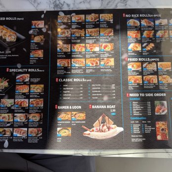 Mabu Sushi - Menu - Sushi Bars Near Me - El Monte, California