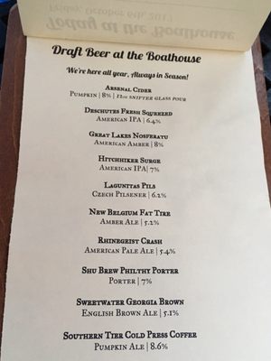 Menu photo 5 OTB at the Boathouse Allison Park, PA