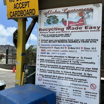 RRR Recycle - Rules - Recycling Center Near Me - Honolulu, Hawaii