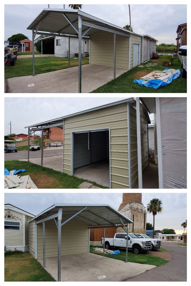 Slide of JC Benz Carports