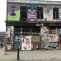 Canary Wharf Station - A derelict building just outside of the popular Canary Wharf district.