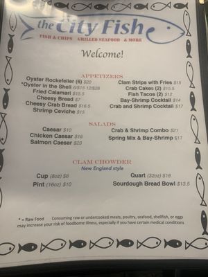 Menu photo 8 The City Fish San Jose, CA Menu photo 8 The City Fish San Jose, CA