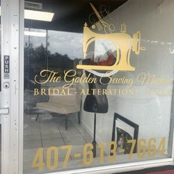The Golden Sewing Machine - The front of The Golden Sewing Machine