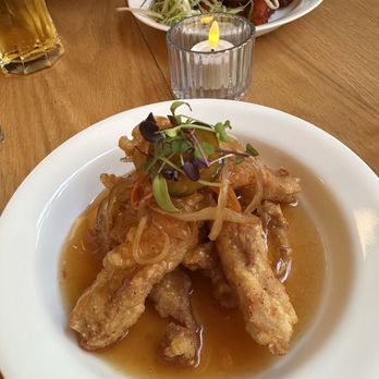 Norimen - Yangnyeom chicken ( in the back) and tang soo dak ( in front) - Korean Near Me - New York, New York