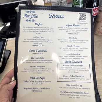 Masa y Taza - Menu - Mexican Near Me - Long Beach, California Masa y Taza - Menu - Mexican Near Me - Long Beach, California