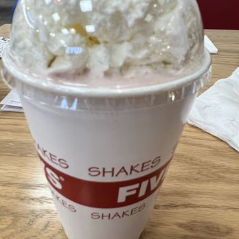 Five Guys - Strawberry shakes are a must. - Fast Food Near Me - Cheektowaga, New York Five Guys - Strawberry shakes are a must. - Fast Food Near Me - Cheektowaga, New York