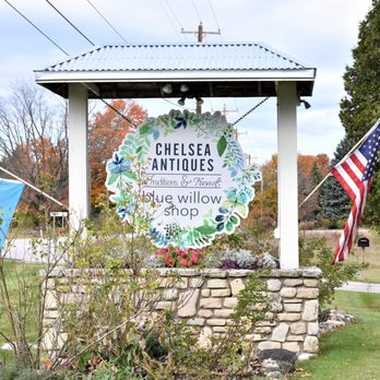 Chelsea Blue Willow - outside - Antiques Near Me - Sister Bay, Wisconsin Chelsea Blue Willow - outside - Antiques Near Me - Sister Bay, Wisconsin
