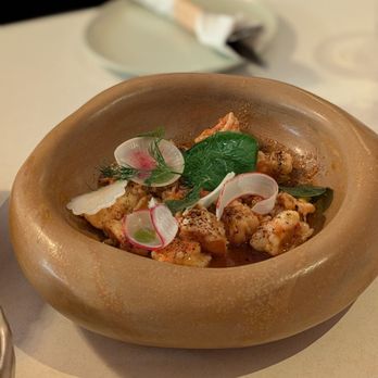 Sora Craft Kitchen - Shrimp in Tarhana Butter - Mediterranean Near Me - Los Angeles, California Sora Craft Kitchen - Shrimp in Tarhana Butter - Mediterranean Near Me - Los Angeles, California