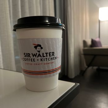 Sir Walter Coffee - 12oz caramel macchiato - Coffee & Tea Near Me - Raleigh, North Carolina Sir Walter Coffee - 12oz caramel macchiato - Coffee & Tea Near Me - Raleigh, North Carolina