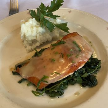 Hunters Steak & Ale House - Resturant week menu (salmon) - Steakhouses Near Me - Brooklyn, New York