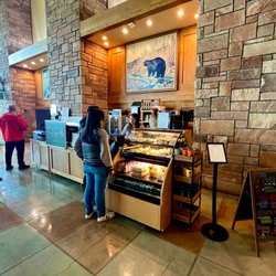 The Coffee Cart - Found inside the Jackson Lake Lodge - second floor of the lobby - open to everyone (not just hotel guests)