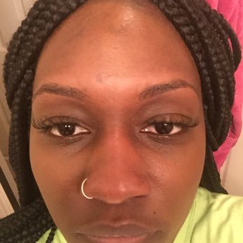 Brow Nook Salon - This is a brow book threading. I had to show the threaded pictures and coach her through getting my brows like this. - Hair Removal Near Me - Atlanta, Georgia