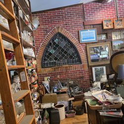 Kelly's Real Deals Antiques - An area in the antique shop.
