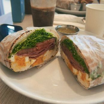 Pura Vida Miami - This was a BLT wrap (I think) - Breakfast & Brunch Near Me - Royal Palm Beach, Florida