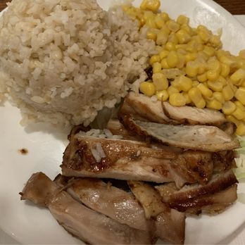 Tanaka Saimin - Keiki (Kupuna) Meal - Yakitori Chicken - Teri Sauce on Side - Japanese Near Me - Honolulu, Hawaii
