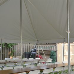 Skyline Party Rentals - inside graduation tent