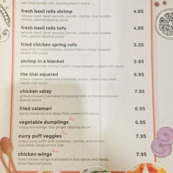 Thai Squared - Menu - Thai Near Me - Alpharetta, Georgia