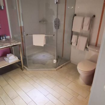 Flamingo Las Vegas - Walk in shower in bathroom - Hotels Near Me - Las Vegas, Nevada Flamingo Las Vegas - Walk in shower in bathroom - Hotels Near Me - Las Vegas, Nevada