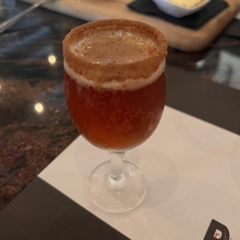 Cafe Barbosso - Great Lakes Christmas Ale as a dessert drink   COME ON THAT WAS AWESOME - Italian Near Me - Sarasota, Florida