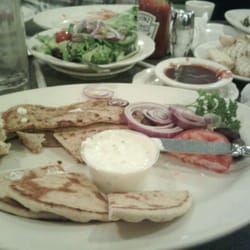 Christy's Pancake House - Chicken Gyro with waffle fries and Greek salad!!! I'm eating good!!!