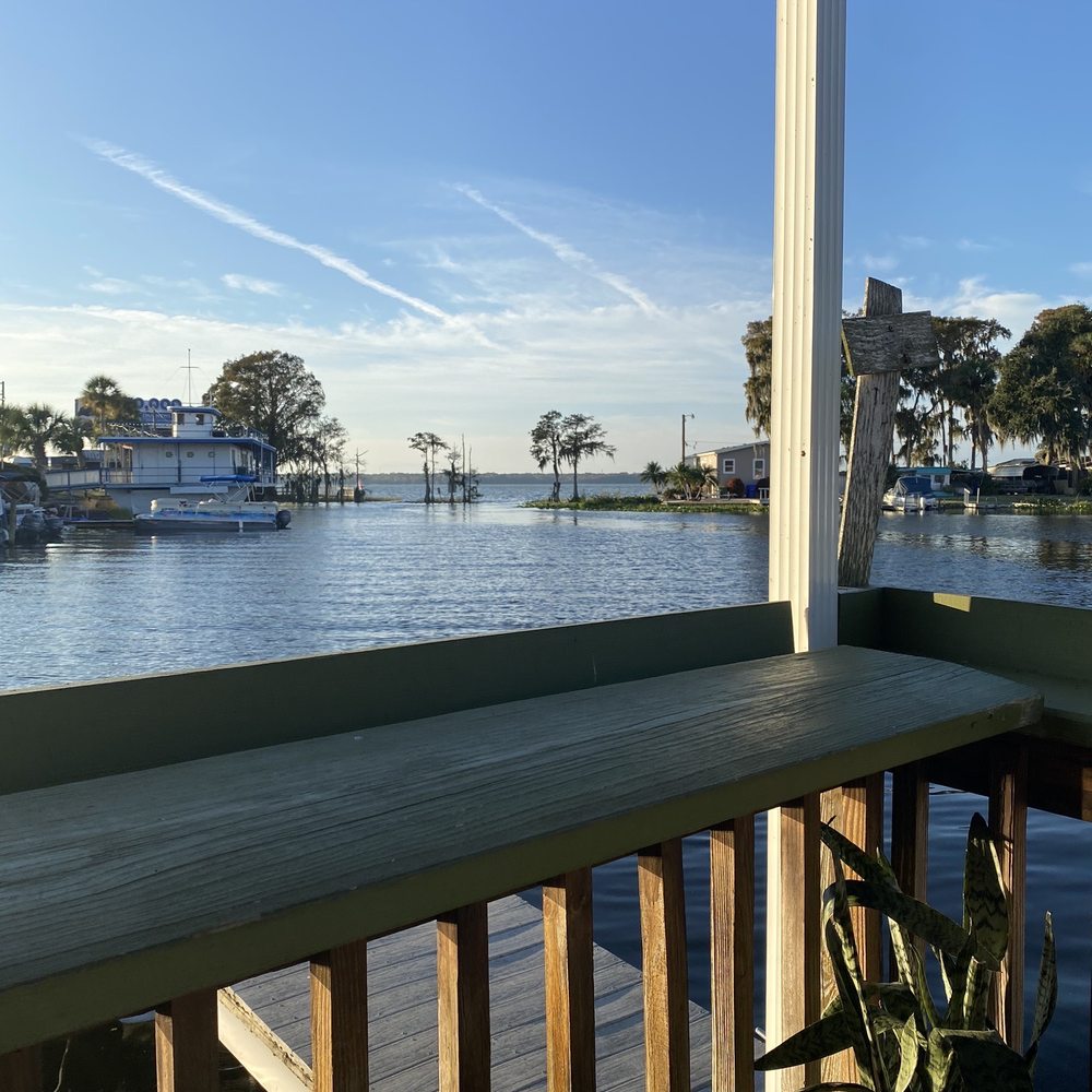 Fish Camp On Lake Eustis - Outdoor seating view - Seafood Near Me - Tavares, Florida Fish Camp On Lake Eustis - Outdoor seating view - Seafood Near Me - Tavares, Florida