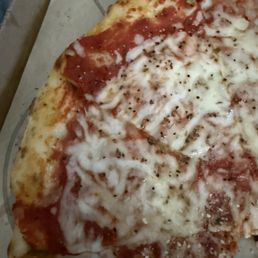 Had to ask 3 times for a little more cheese on a cheese pizza.