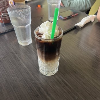 Pho The Good Times Asian Bistro - Cold Vietnamese Coffee with whipped cream - Vietnamese Near Me - Eugene, Oregon