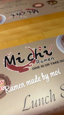 Menu photo 1 Michi Ramen Tampa, FL