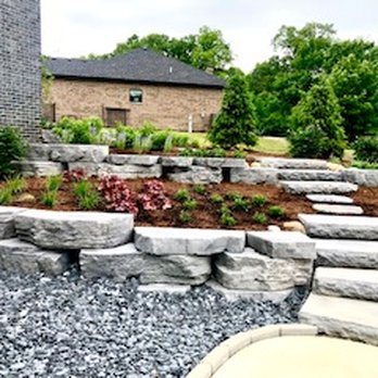 Tunzi and Sons Landscaping - stone steps leading up to a house - Landscaping Near Me - Peotone, Illinois