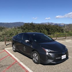 Ojai Transportation Services - Waiting in Santa Barbara for customers to arrive.