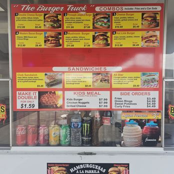 Banderas Burger - Western Bacon Mixto Sandwich Steak Sandwich Fries Onion Rings Sweet Potatoes in Curly Fries - Burgers Near Me - Bakersfield, California