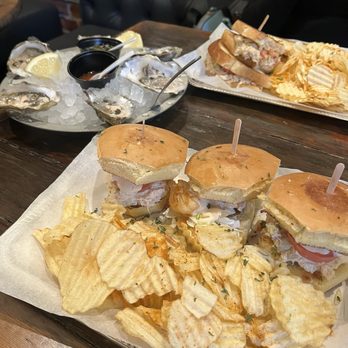 Shuck It Oysters & Seafood - Trio sliders, crab melt and oysters - Seafood Near Me - Martinez, California Shuck It Oysters & Seafood - Trio sliders, crab melt and oysters - Seafood Near Me - Martinez, California