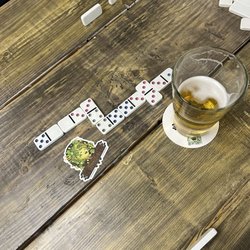 Euryale Brewing Company - Some table games, We choose Dominos