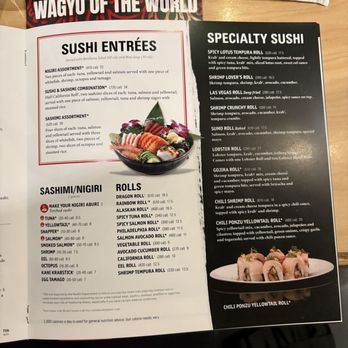 Benihana - Chandler - Menu - Sushi Bars Near Me - Chandler, Arizona