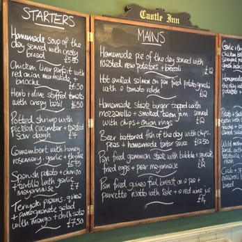 Castle Inn - Castle Inn's menu - Pubs Near Me