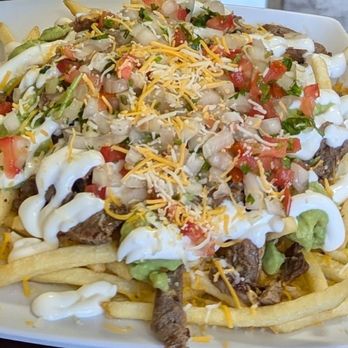 Senor Taquero 2 - Carne asada fries - wish it was a bit more crisp and well done. - Mexican Near Me - San Diego, California Senor Taquero 2 - Carne asada fries - wish it was a bit more crisp and well done. - Mexican Near Me - San Diego, California