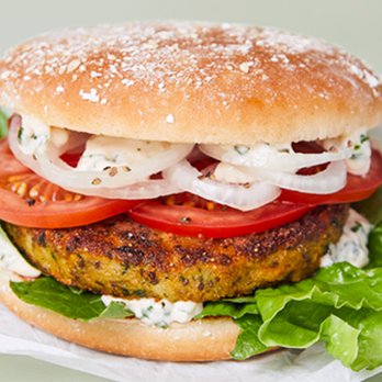 Jim Block Othmarschen - JB Hamburger mit Veggie Patty - Burgers Near Me - Hamburg, HH Jim Block Othmarschen - JB Hamburger mit Veggie Patty - Burgers Near Me - Hamburg, HH
