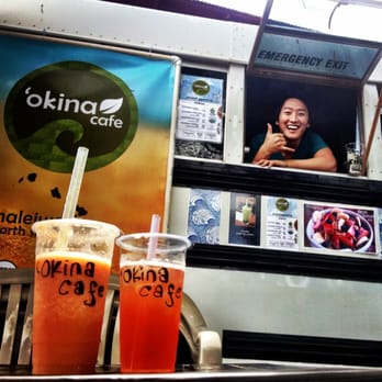 Okina Cafe - Sunset Smoothie & Blueberry Lemonade! - Coffee & Tea Near Me - Haleiwa, Hawaii Okina Cafe - Sunset Smoothie & Blueberry Lemonade! - Coffee & Tea Near Me - Haleiwa, Hawaii