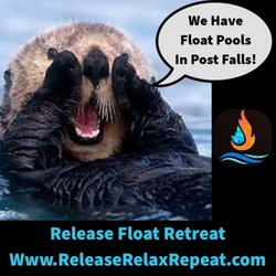 Release Float Retreat - We have float pools in Post Falls! Flotation Therapy is an incredible source of healing because the Eposm Salt offers you magnesium.