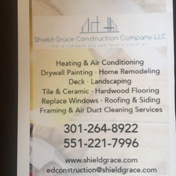 Shield Grace Construction Company - Give us a call for any service - Heating & Air Conditioning/HVAC Near Me Shield Grace Construction Company - Give us a call for any service - Heating & Air Conditioning/HVAC Near Me